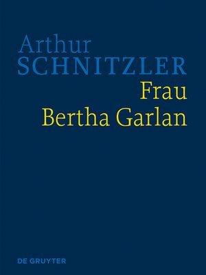 cover image of Frau Bertha Garlan